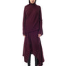BURGUNDY MERINO KNIT SKIRT marques almeida
