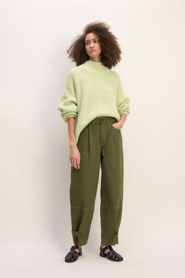 KHAKI CUFFED TROUSERS marques almeida everlane