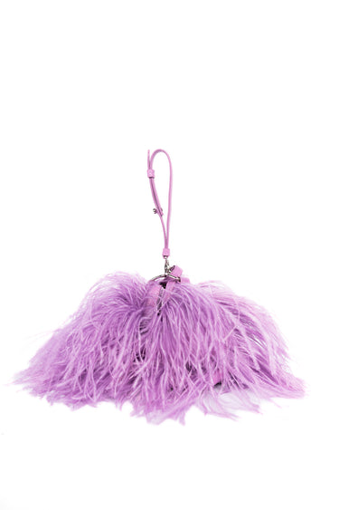 LILAC FEATHER BAG marques almeida